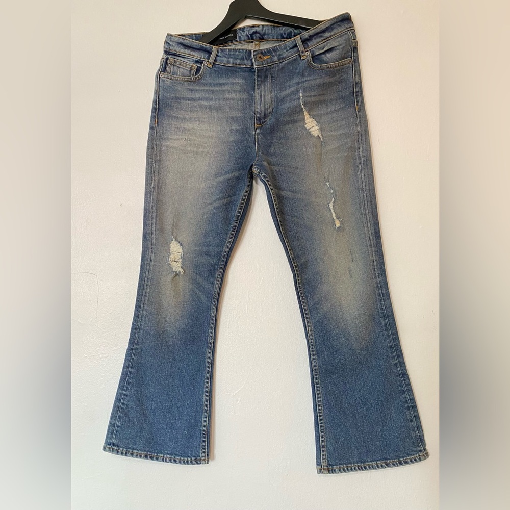 NEW Armani Exchange Women’s Bootcut Distressed Jeans | Sz 26, 27, 28